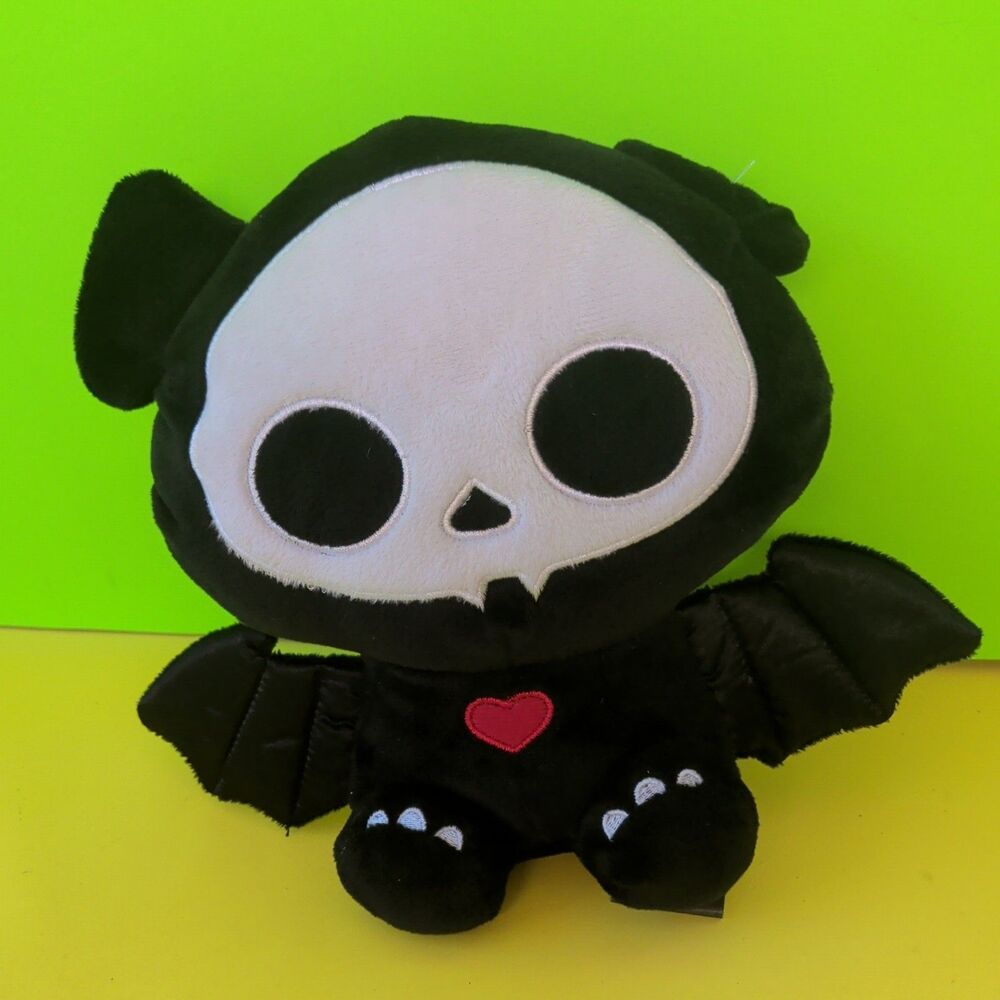 Skelanimals Deluxe Diego the Bat 8 Inch Plush NWOT